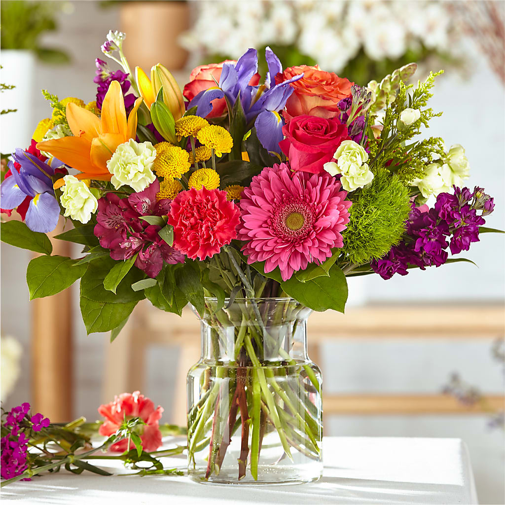 Bold & Bright – A Florist Original – Black Orchid Florist, Santa Ana CA