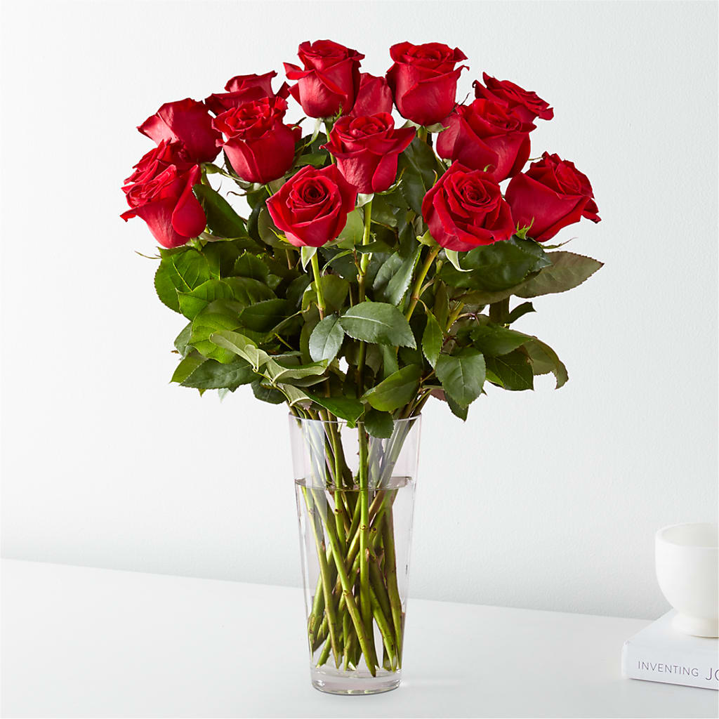 Long Stem Red Rose Bouquet – Black Orchid Florist, Santa Ana CA