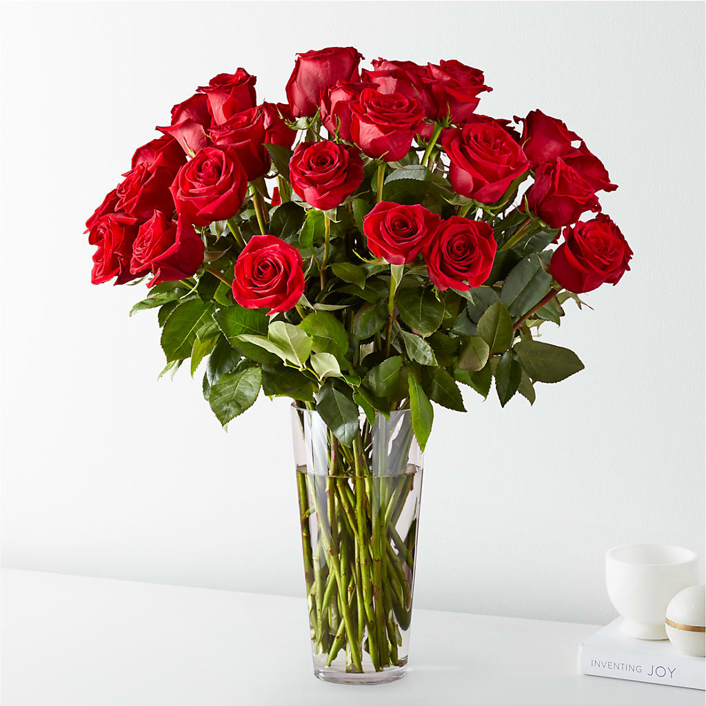 Long Stem Red Rose Bouquet – Black Orchid Florist, Santa Ana CA