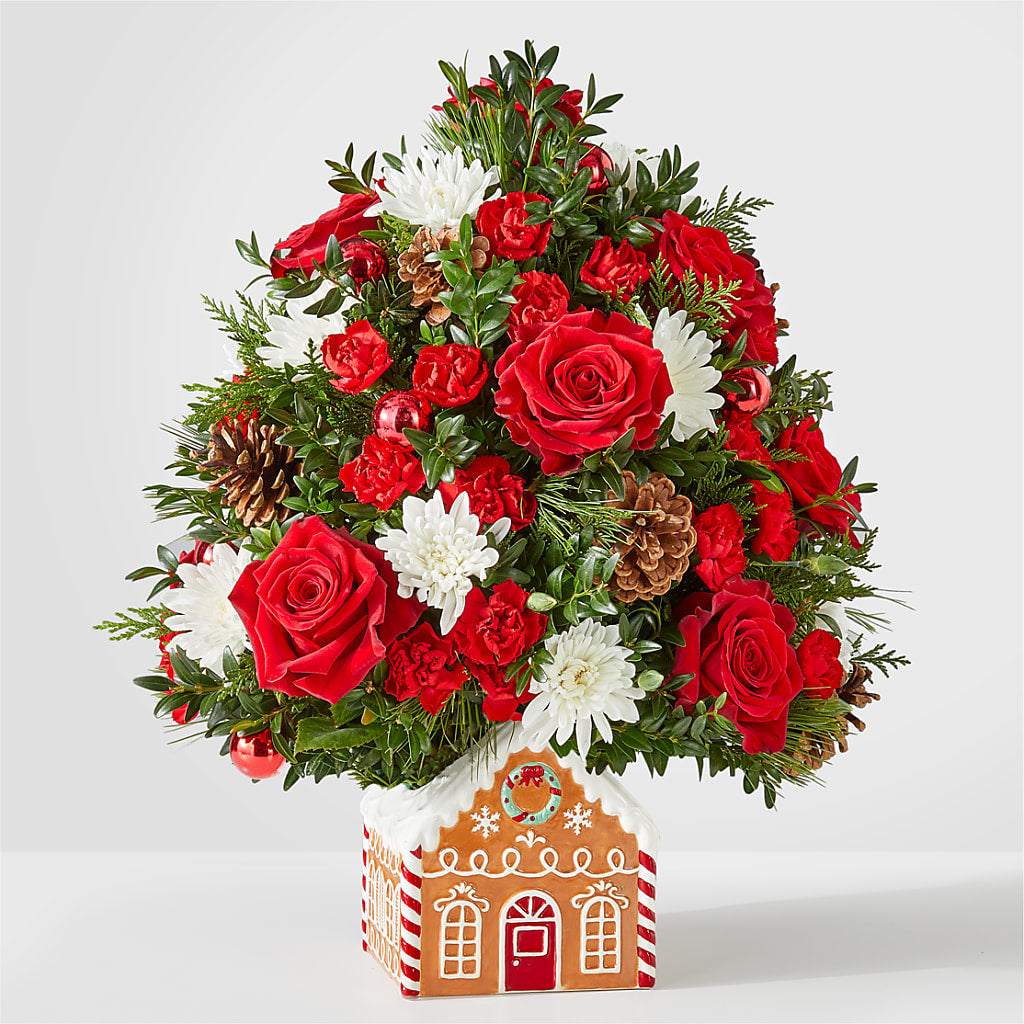Spiced Gingerbread Tree – Black Orchid Florist, Santa Ana CA