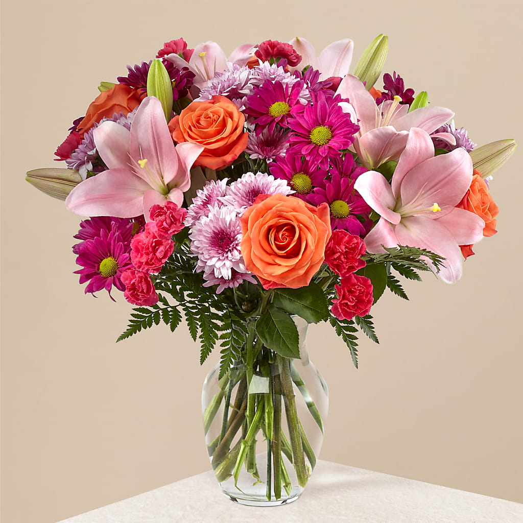 Light of My Life Bouquet – Black Orchid Florist, Santa Ana CA