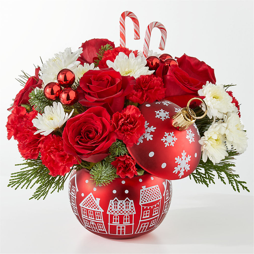 Cheer in the Air Ornament – Black Orchid Florist, Santa Ana CA