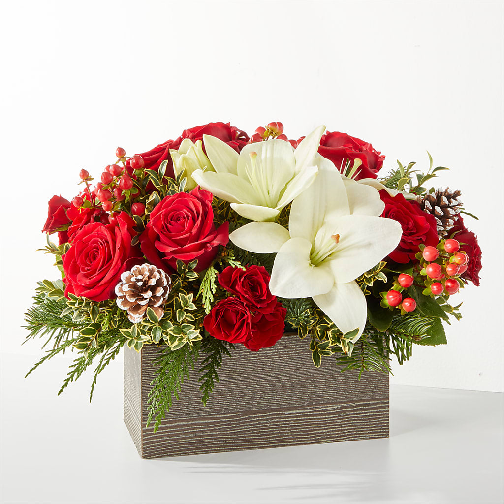 Snowy Wonderland Bouquet – Black Orchid Florist, Santa Ana CA