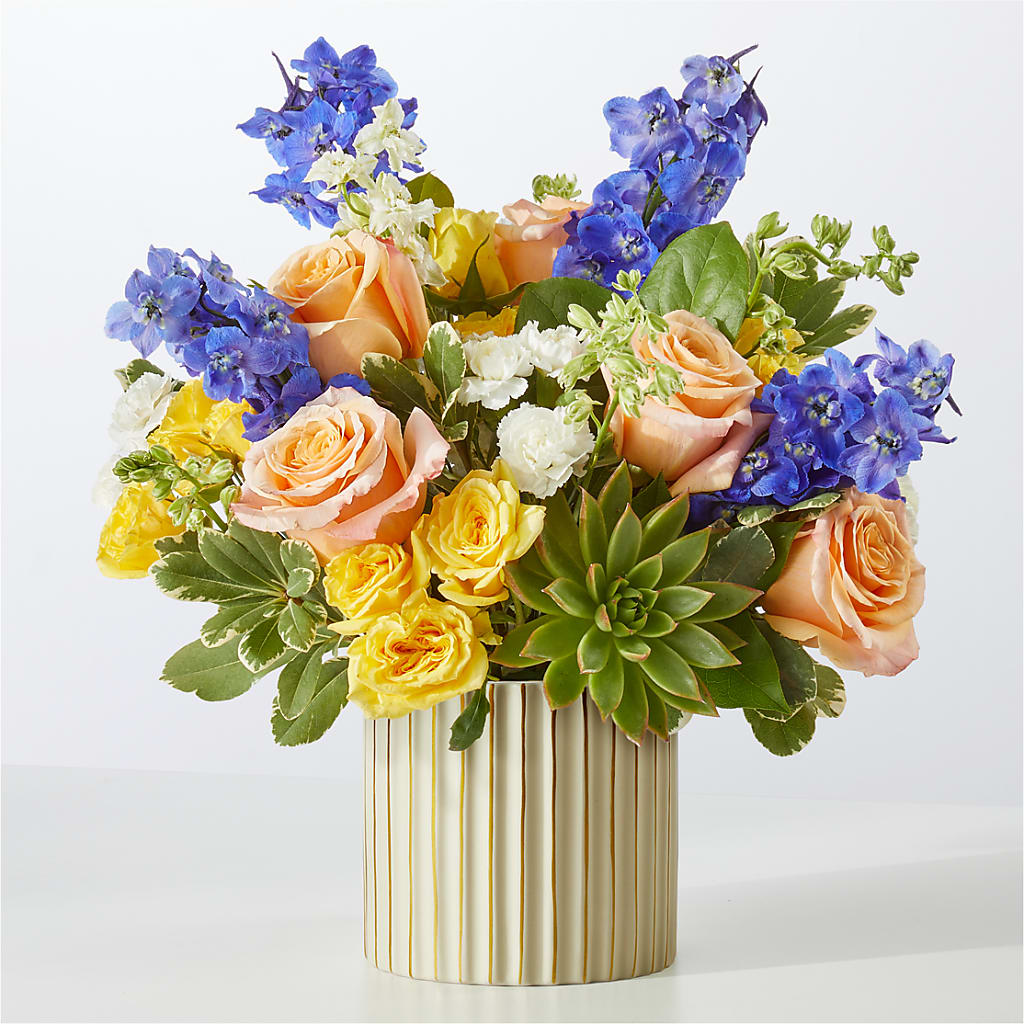Cobalt Reverie Bouquet – Black Orchid Florist, Santa Ana CA