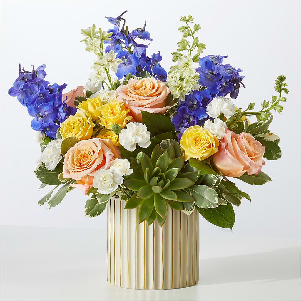 Cobalt Reverie Bouquet – Black Orchid Florist, Santa Ana CA