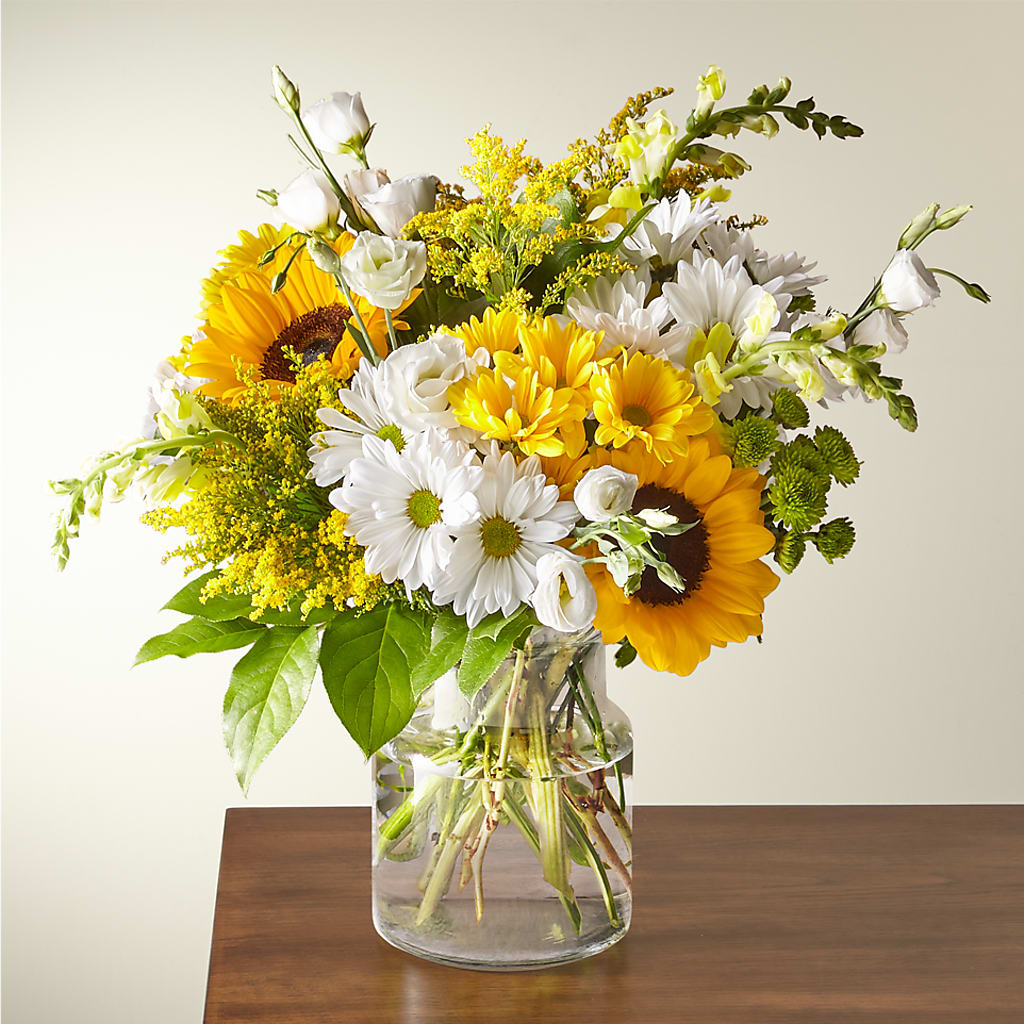 Hello Sunshine Bouquet – Black Orchid Florist, Santa Ana CA