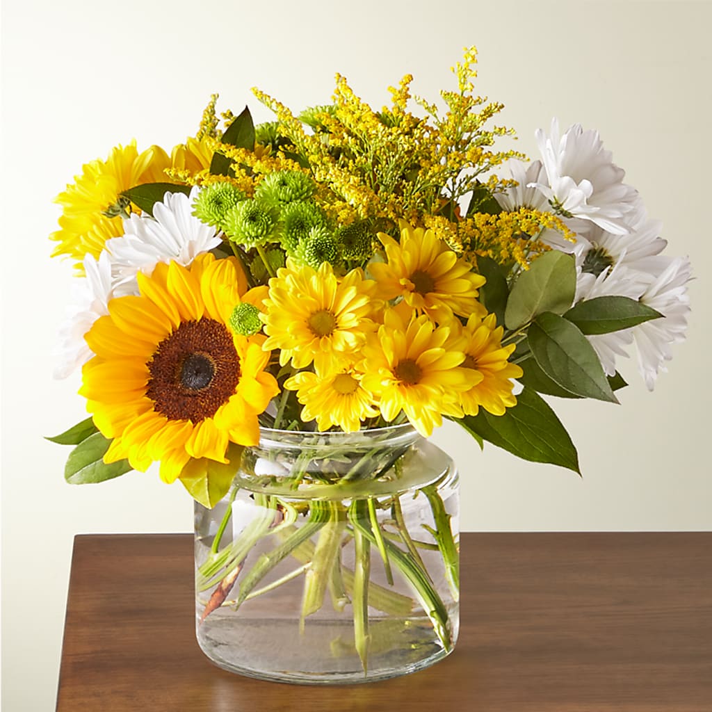 Hello Sunshine Bouquet – Black Orchid Florist, Santa Ana CA
