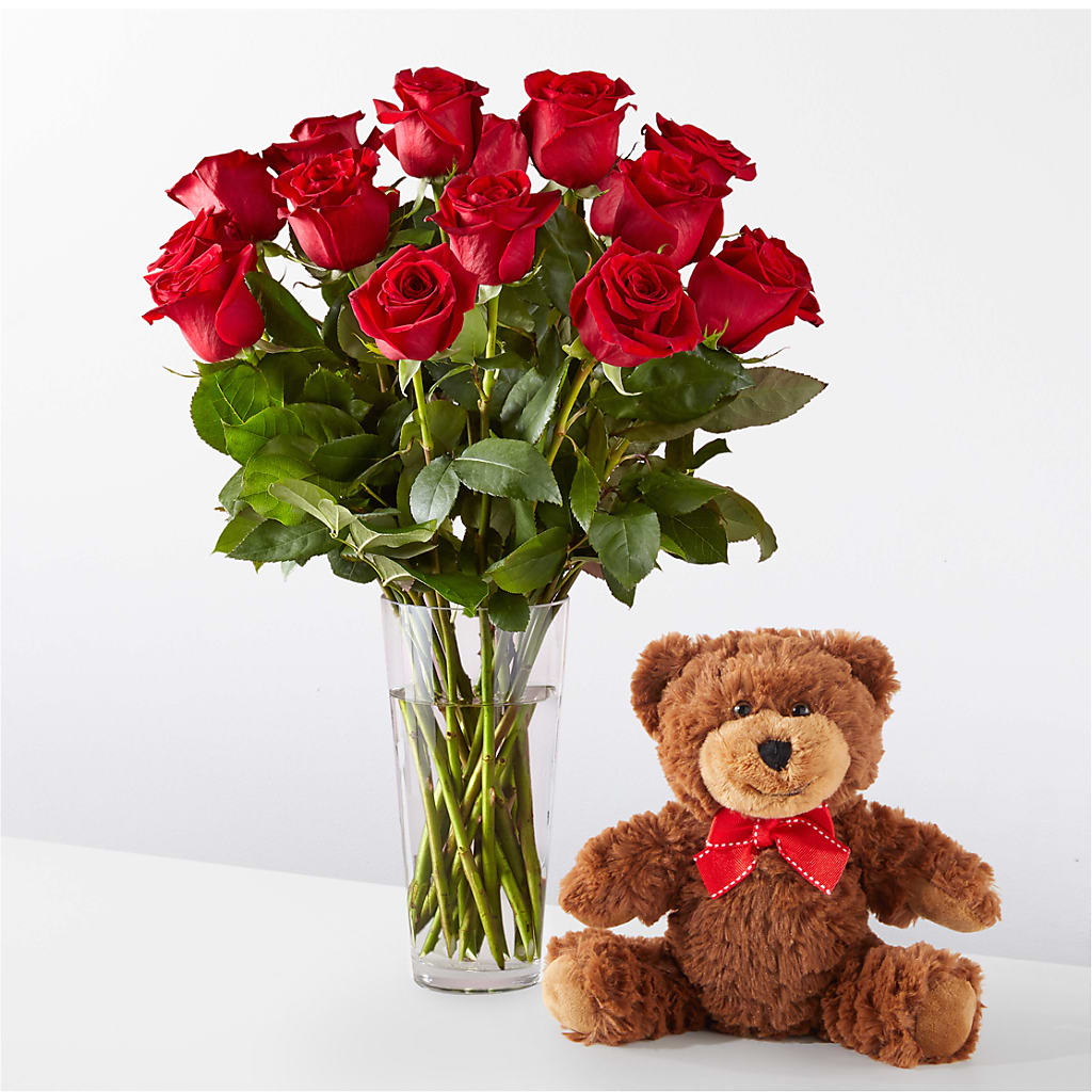 Romantic Long Stem Red Rose Bouquet Bundles – Black Orchid Florist, Santa Ana CA