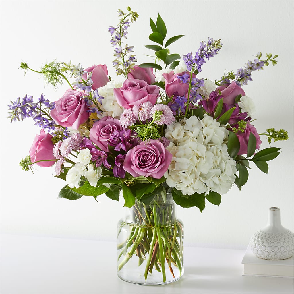 Violet Caress Bouquet – Black Orchid Florist, Santa Ana CA