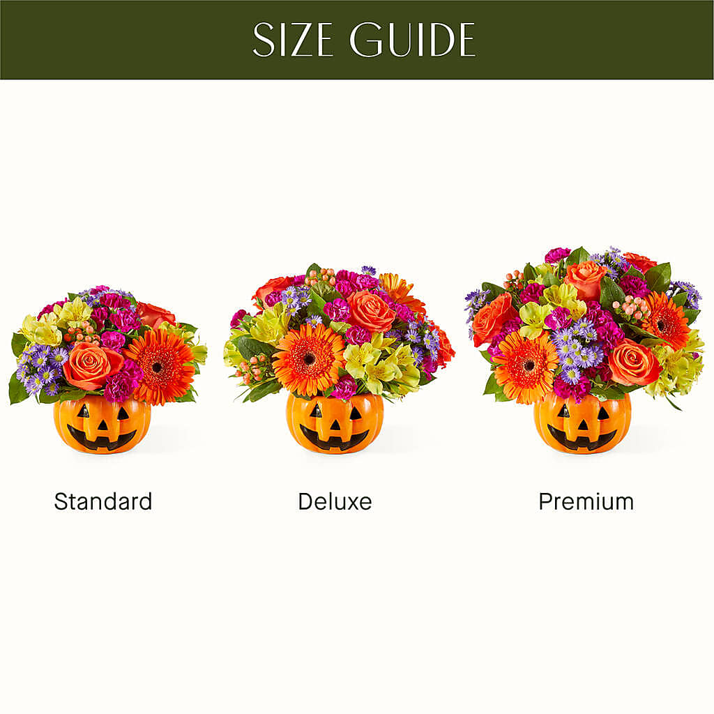 Tricks & Treats Pumpkin – Black Orchid Florist, Santa Ana CA