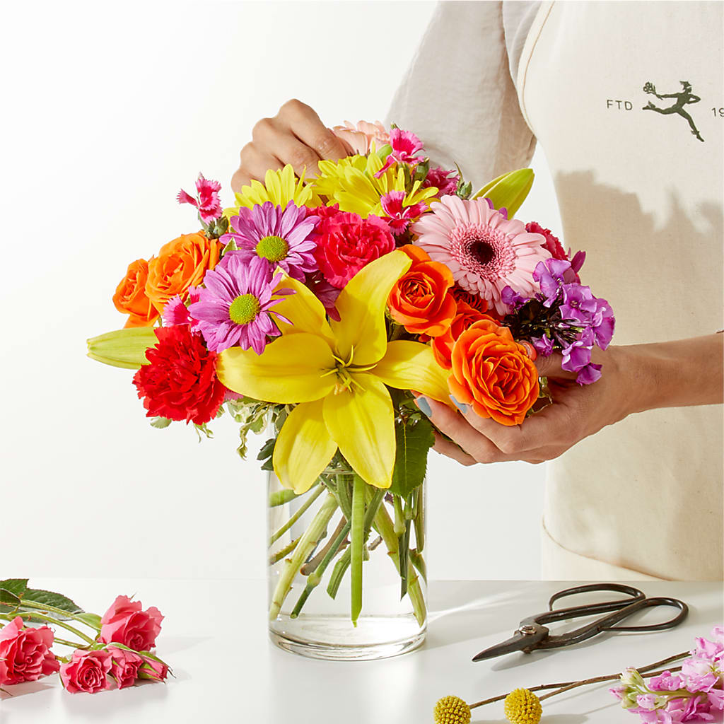 Cue the Confetti - A Florist Original – Black Orchid Florist, Santa Ana CA