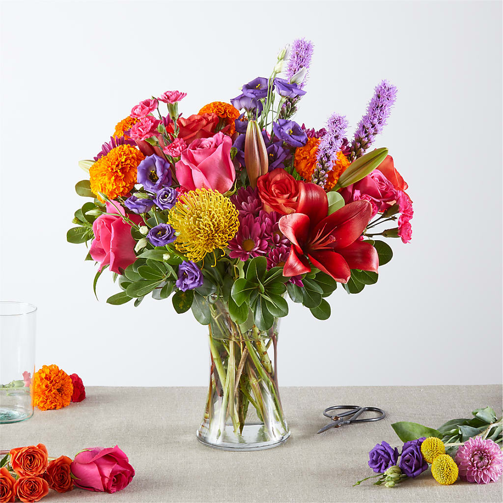 Feast of Color – A Florist Original – Black Orchid Florist, Santa Ana CA