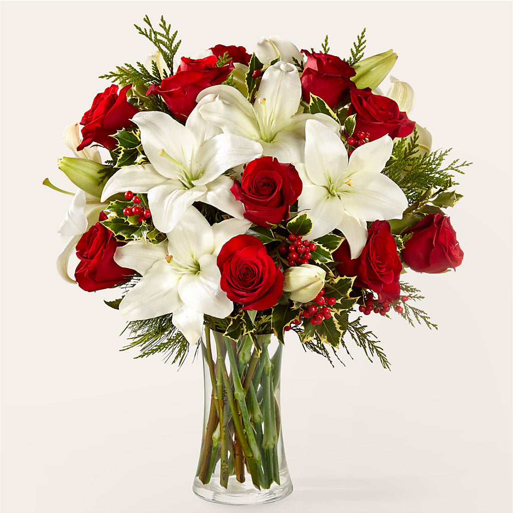 Sparkling Snowflakes Bouquet – Black Orchid Florist, Santa Ana CA
