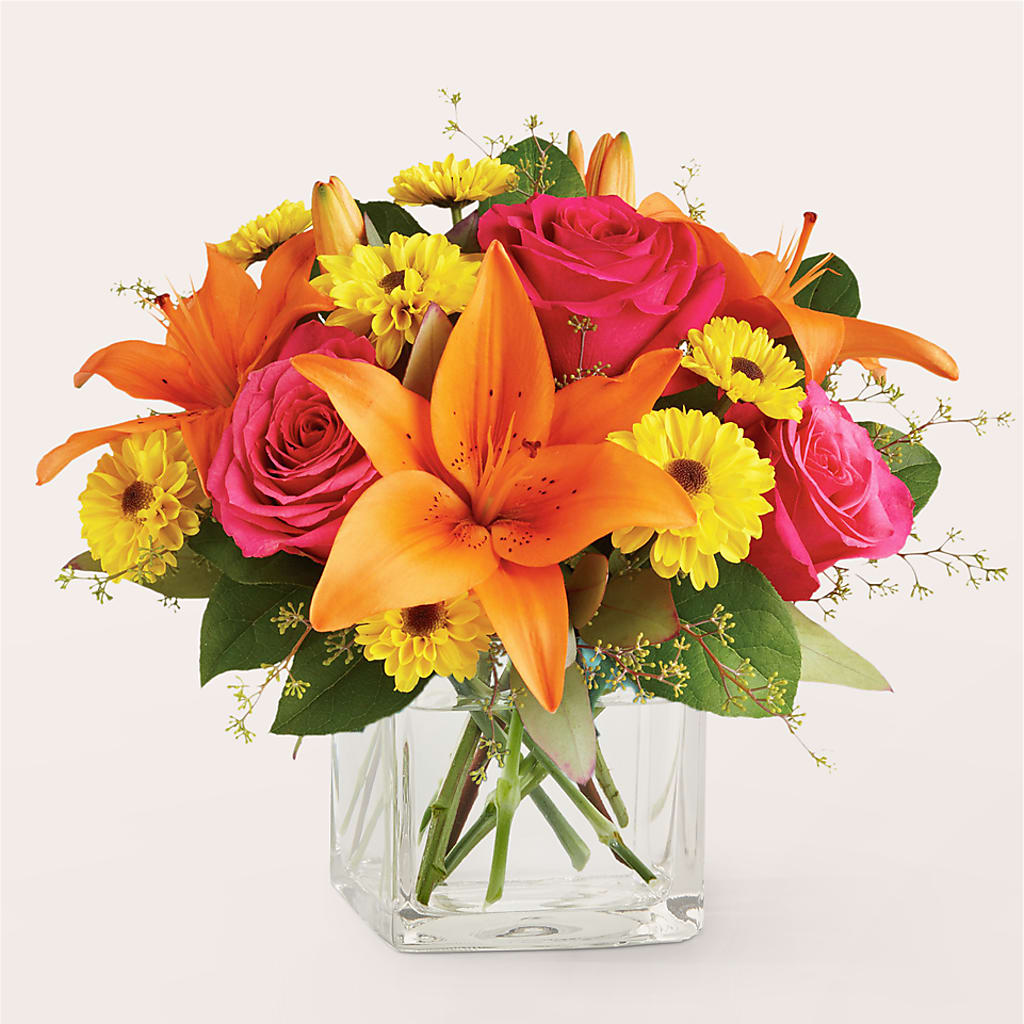 Neon Lights Bouquet – Black Orchid Florist, Santa Ana CA