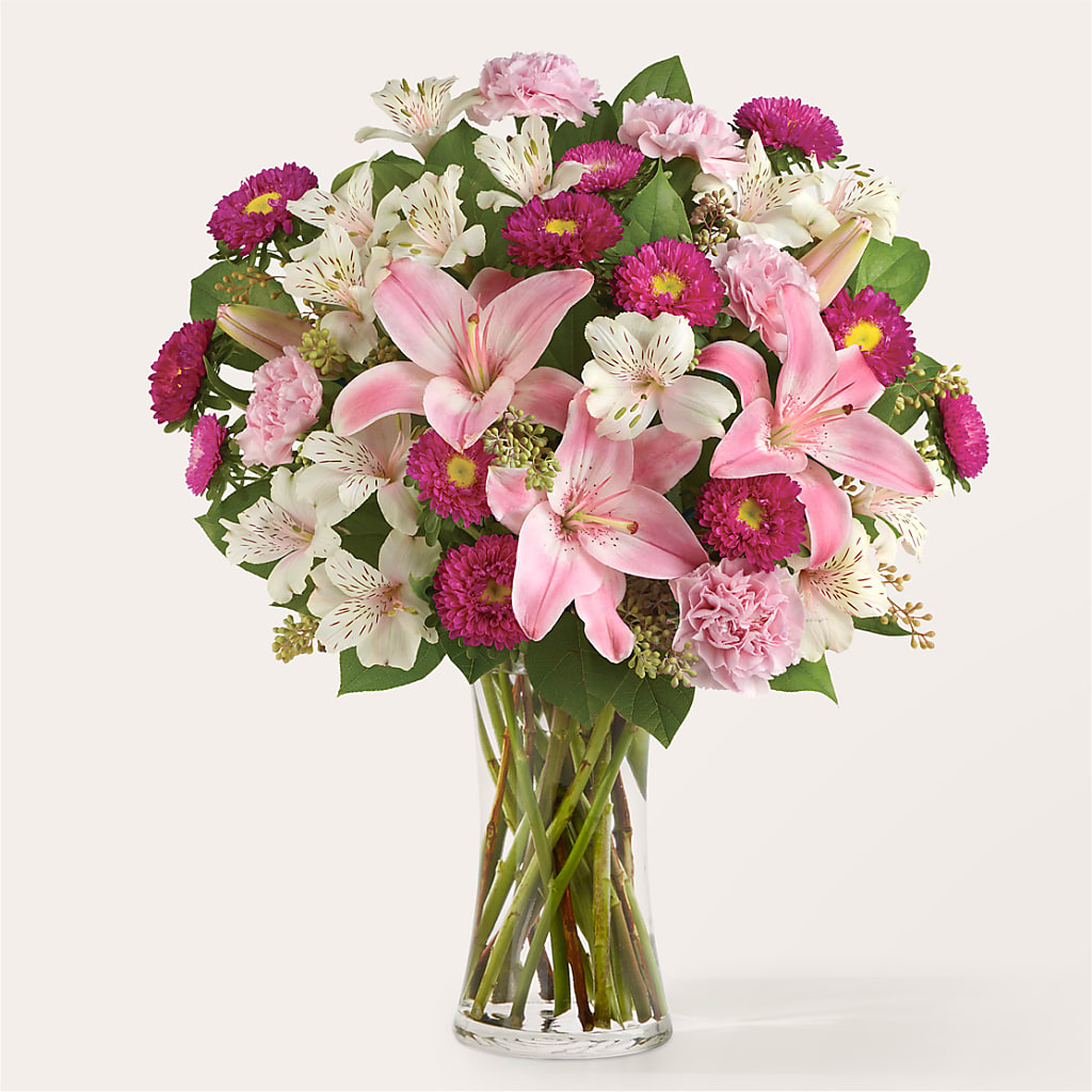 Feeling Fuchsia Bouquet – Black Orchid Florist, Santa Ana CA