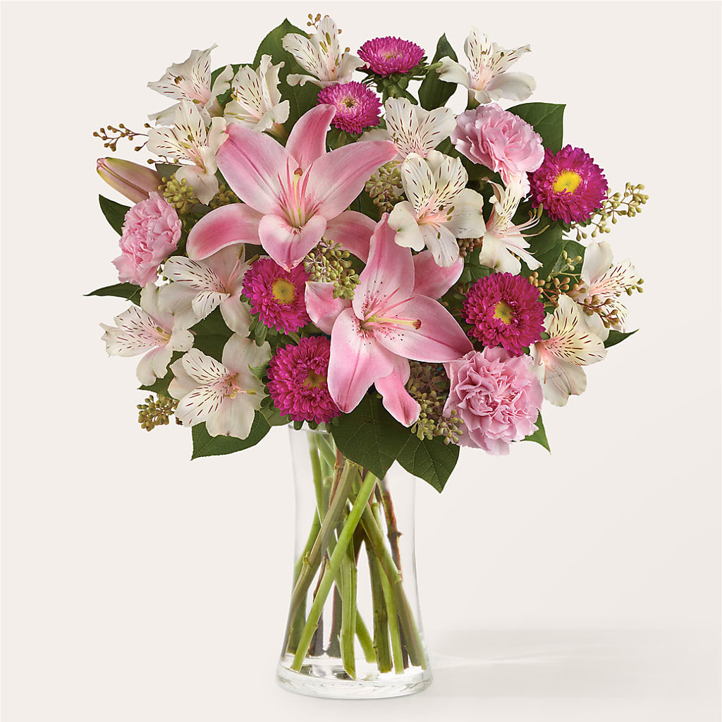 Feeling Fuchsia Bouquet – Black Orchid Florist, Santa Ana CA
