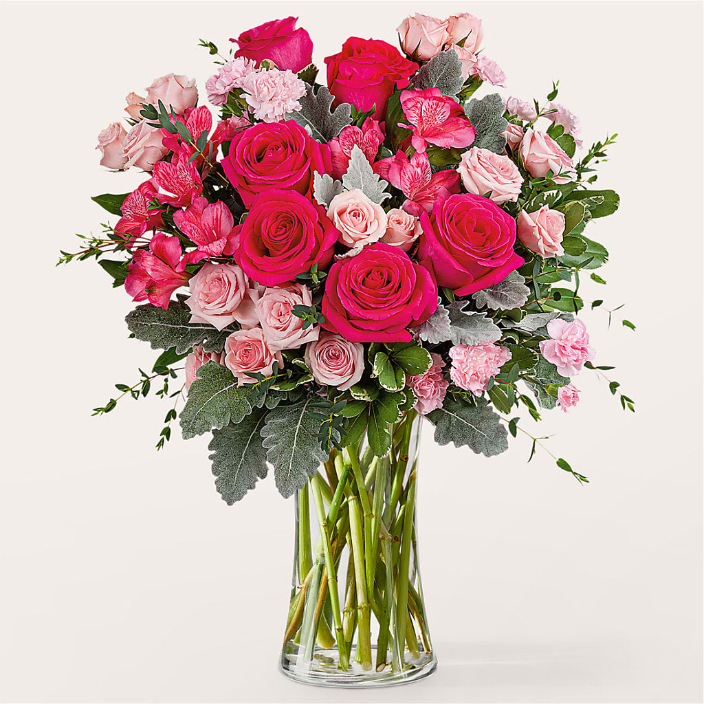 Tickled Pink Bouquet – Black Orchid Florist, Santa Ana CA