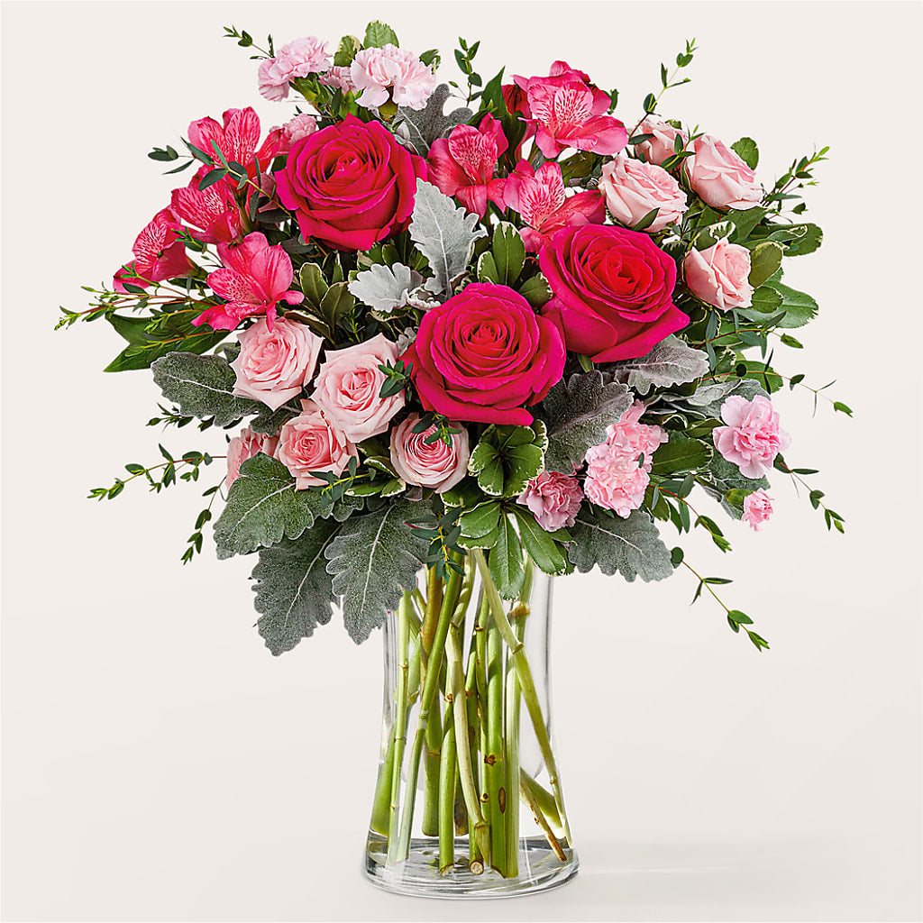 Tickled Pink Bouquet – Black Orchid Florist, Santa Ana CA