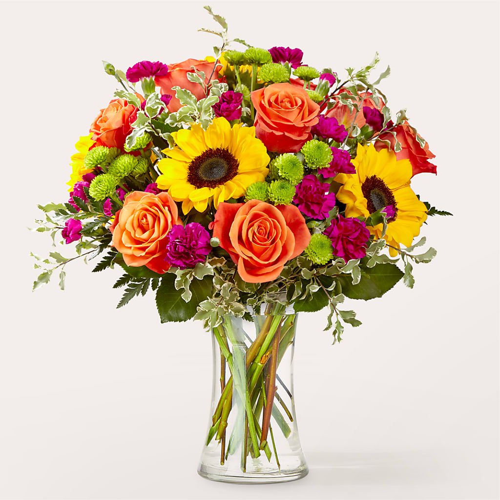 Warmth & Light Bouquet – Black Orchid Florist, Santa Ana CA