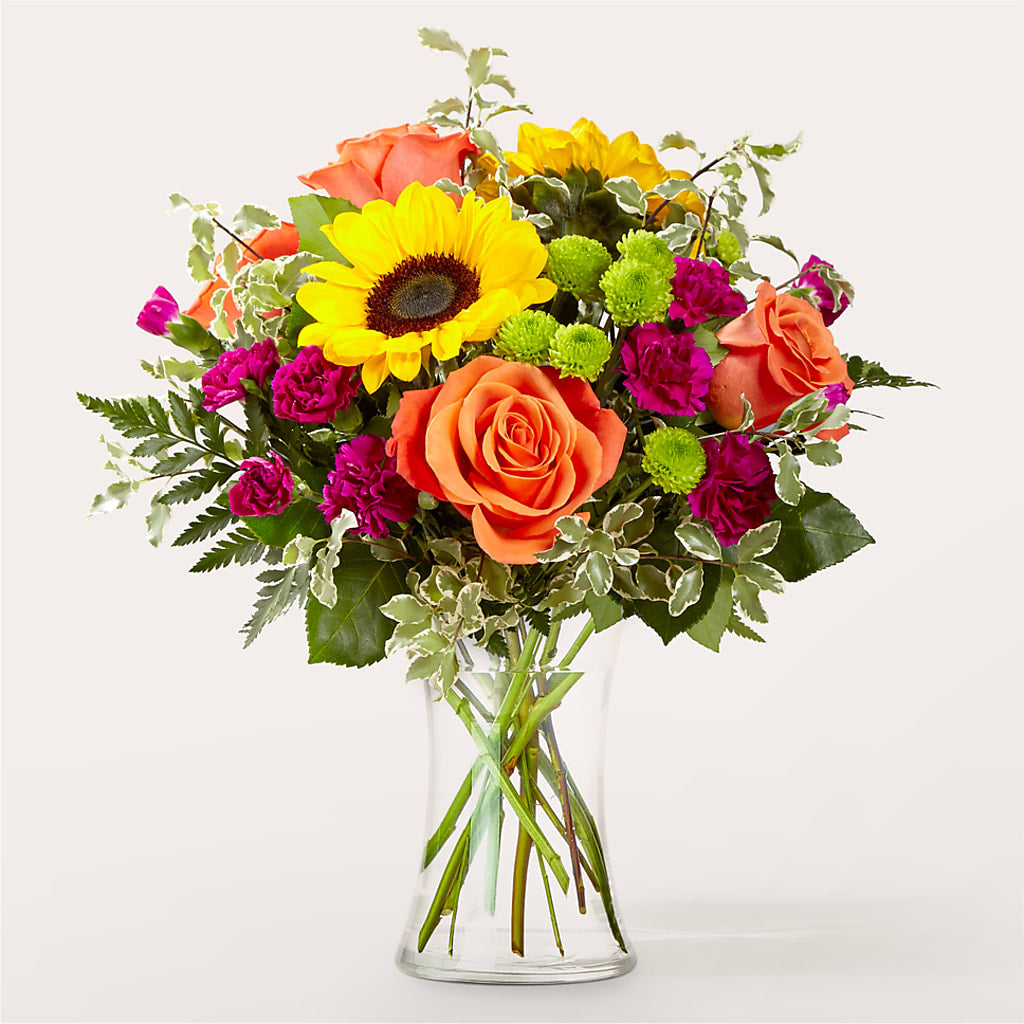 Warmth & Light Bouquet – Black Orchid Florist, Santa Ana CA