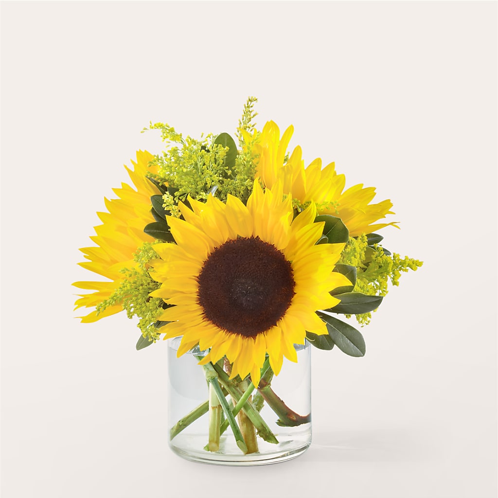 Beaming Sunflower Bouquet – Black Orchid Florist, Santa Ana CA