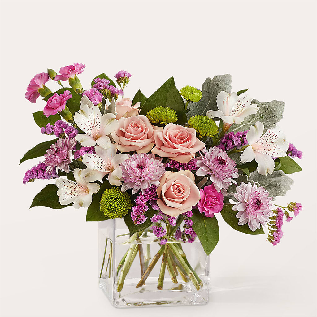 Pink Suede Bouquet – Black Orchid Florist, Santa Ana CA