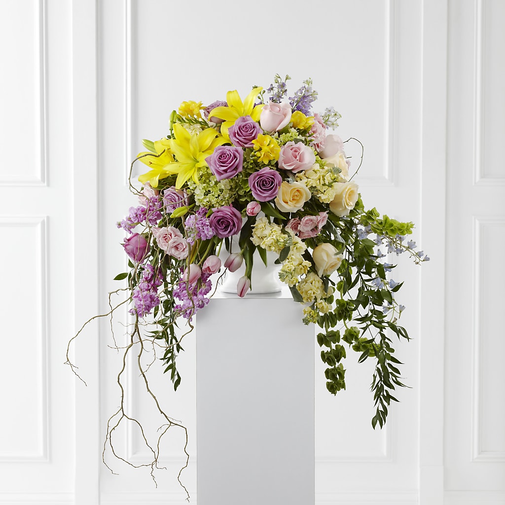 Display of Affection Arrangement – Black Orchid Florist, Santa Ana CA