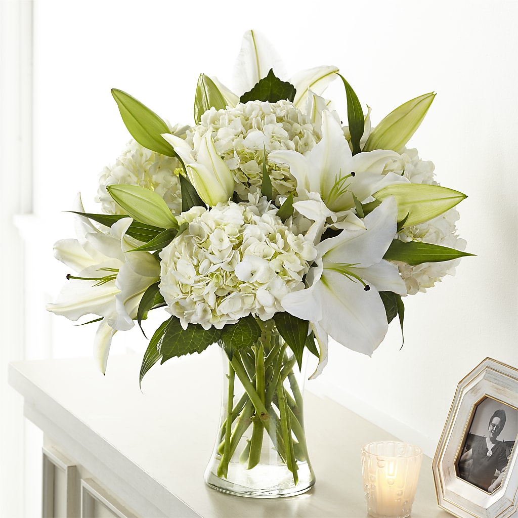 Compassionate Lily Bouquet – Black Orchid Florist, Santa Ana CA