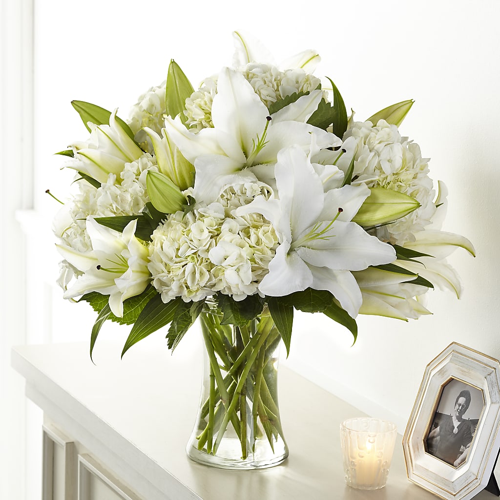 Compassionate Lily Bouquet – Black Orchid Florist, Santa Ana CA