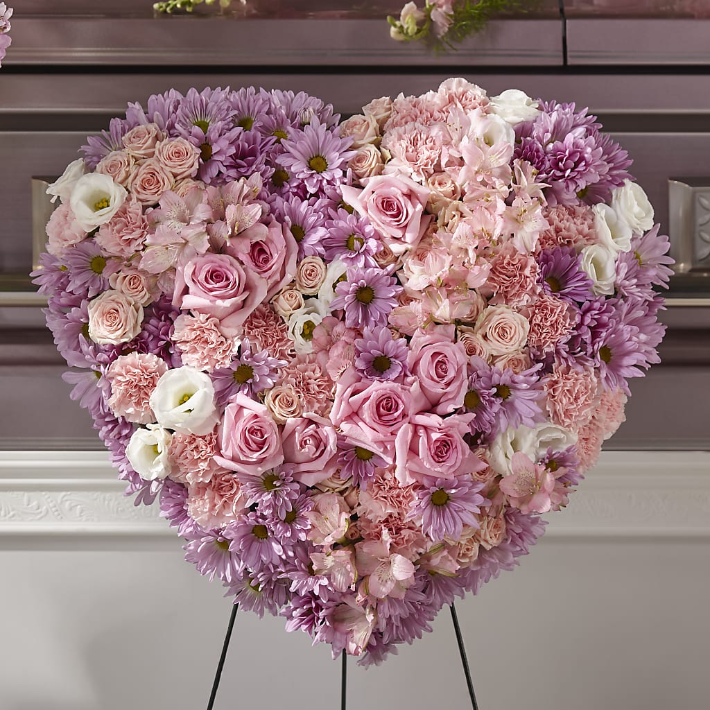 Heaven's Light Heart – Black Orchid Florist, Santa Ana CA
