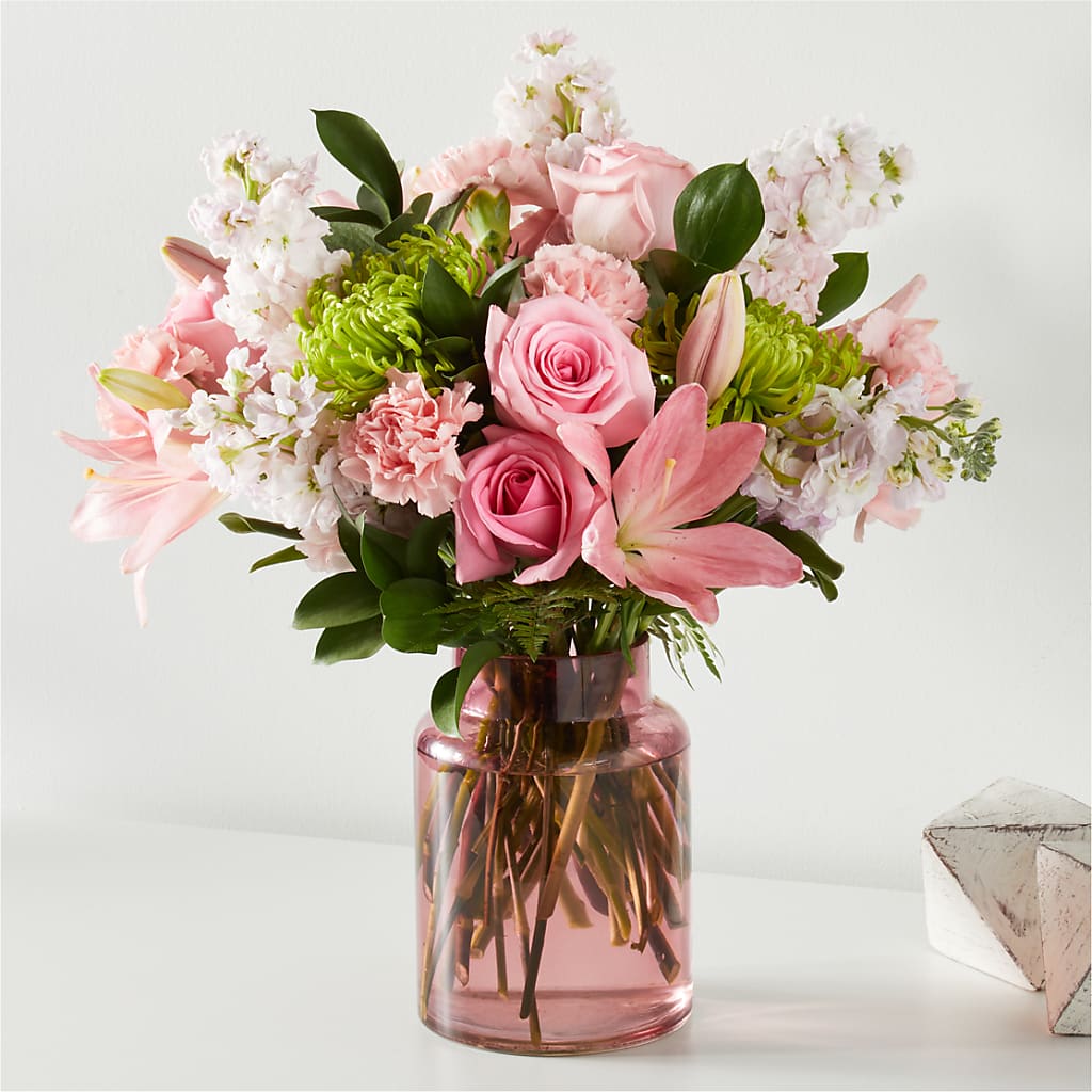 Pretty in Pink Bouquet – Black Orchid Florist, Santa Ana CA