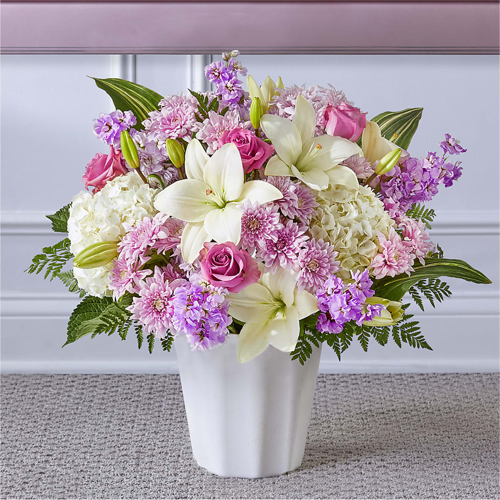 Heaven Sent Floor Basket – Black Orchid Florist, Santa Ana CA