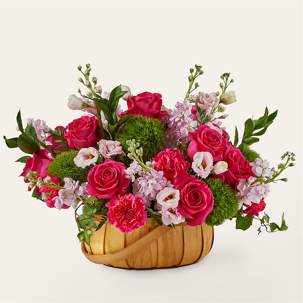 Radiance in Bloom Basket – Black Orchid Florist, Santa Ana CA