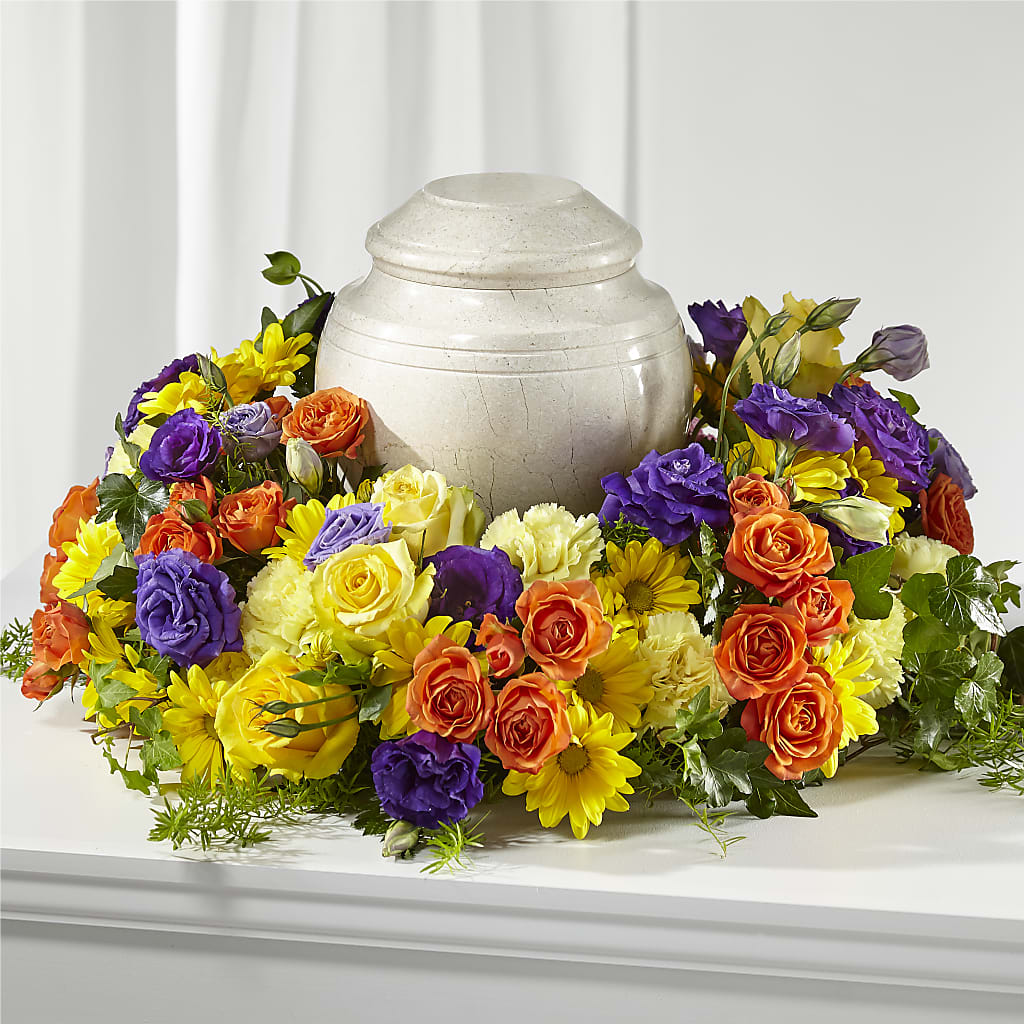 Blossoms of Remembrance Cremation Adornment – Black Orchid Florist, Santa Ana CA