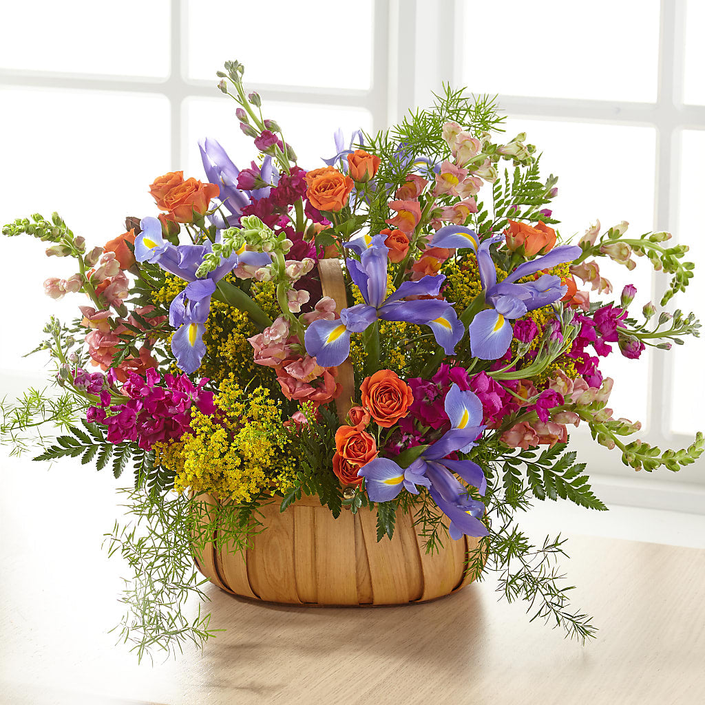 Garden of Life Basket – Black Orchid Florist, Santa Ana CA