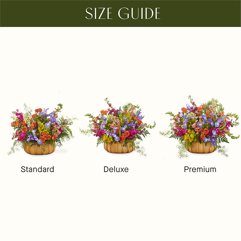 Garden of Life Basket – Black Orchid Florist, Santa Ana CA