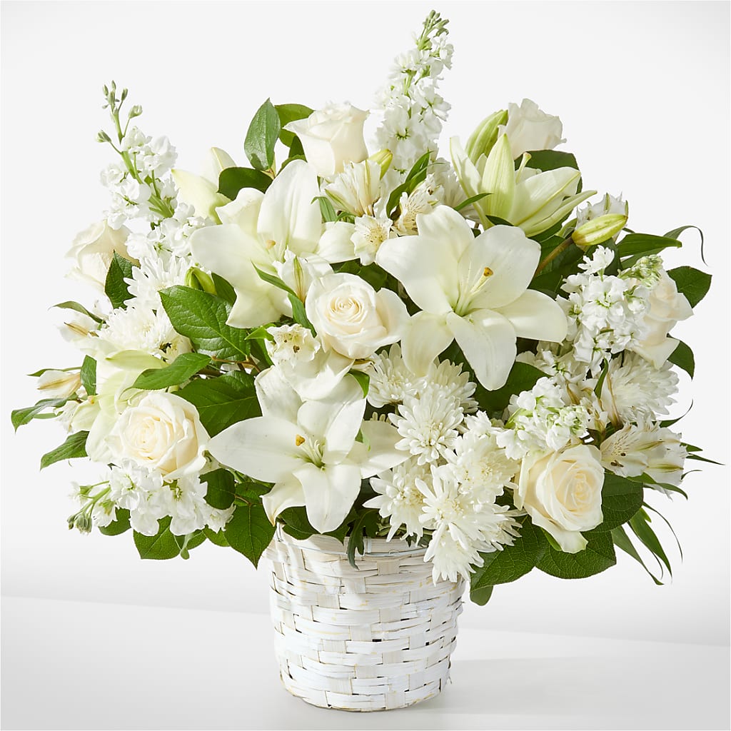 Peaceful Reflections Arrangement – Black Orchid Florist, Santa Ana CA