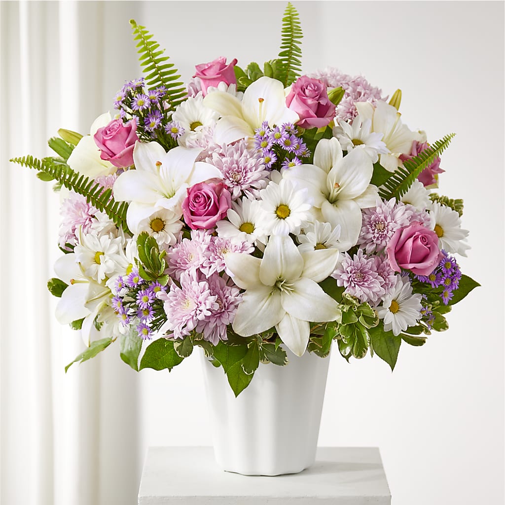 Warmest Thoughts Tabletop Basket – Black Orchid Florist, Santa Ana CA