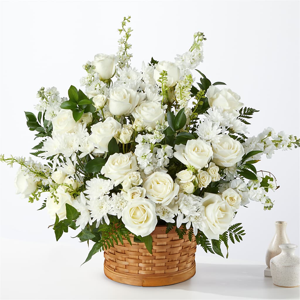 Heartfelt Condolences Arrangement – Black Orchid Florist, Santa Ana CA
