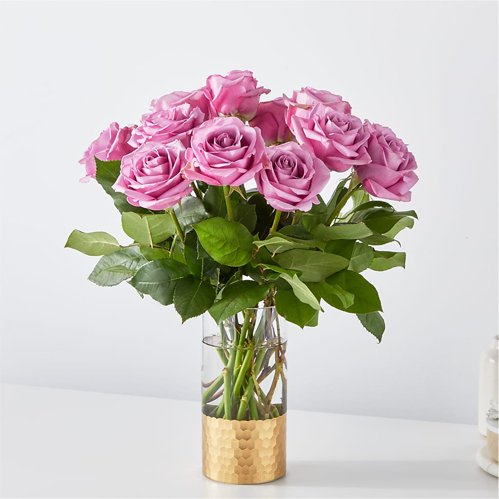 Secret Admirer Lavender Rose Bouquet – Black Orchid Florist, Santa Ana CA
