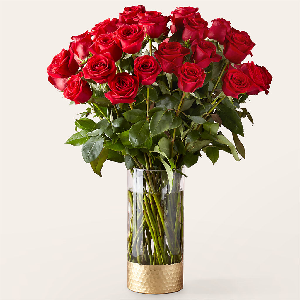 Classic Love Red Rose Bouquet – Black Orchid Florist, Santa Ana CA
