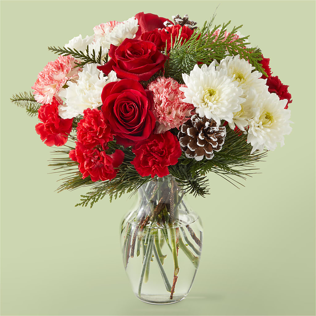 Candy Cane Lane Bouquet – Black Orchid Florist, Santa Ana CA