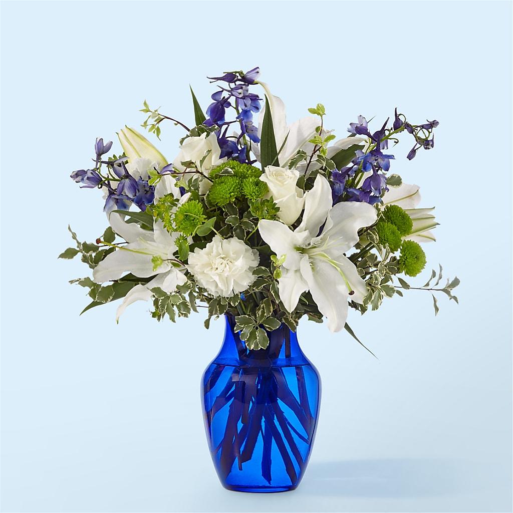 Santorini Bouquet – Black Orchid Florist, Santa Ana CA