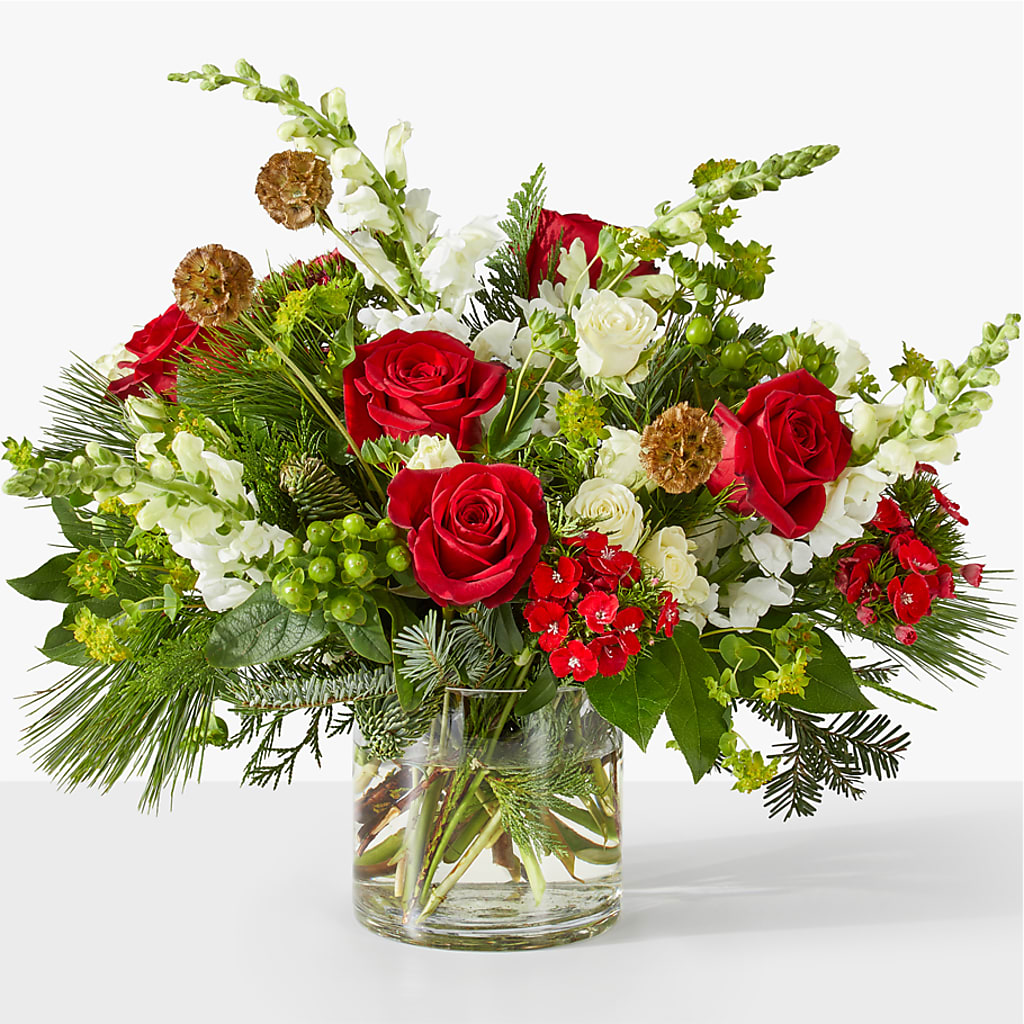 Deck the Halls Bouquet – Black Orchid Florist, Santa Ana CA