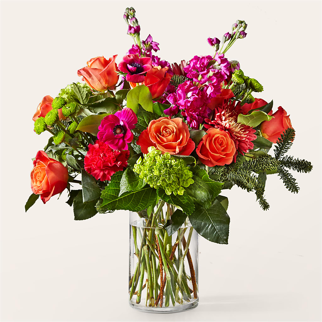 All the Tinsel Bouquet – Black Orchid Florist, Santa Ana CA
