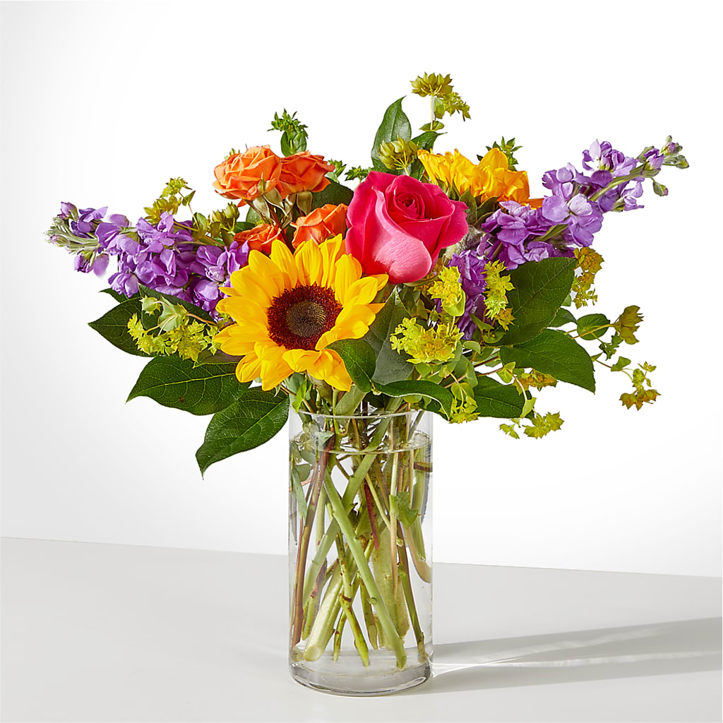 Vibrant Greetings Bouquet – Black Orchid Florist, Santa Ana CA