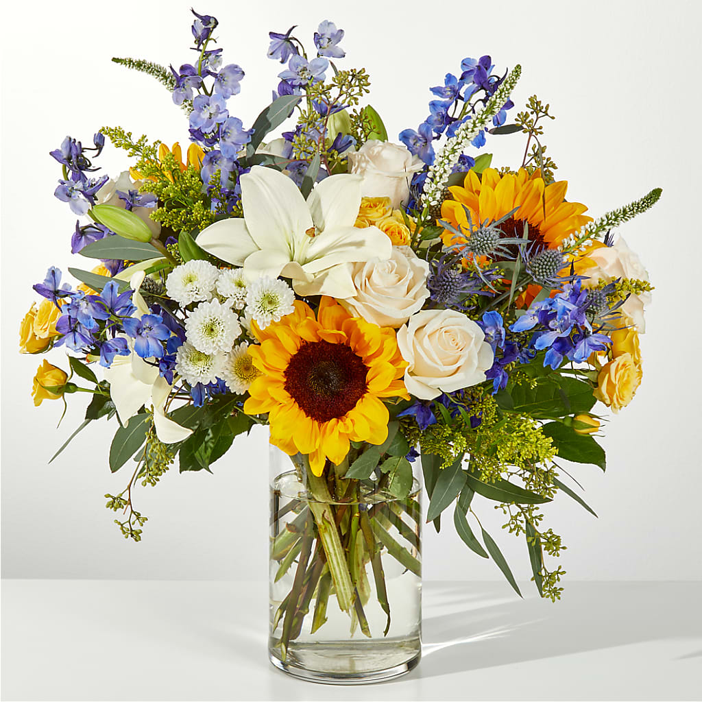 Wonderfully Sunny Bouquet – Black Orchid Florist, Santa Ana CA