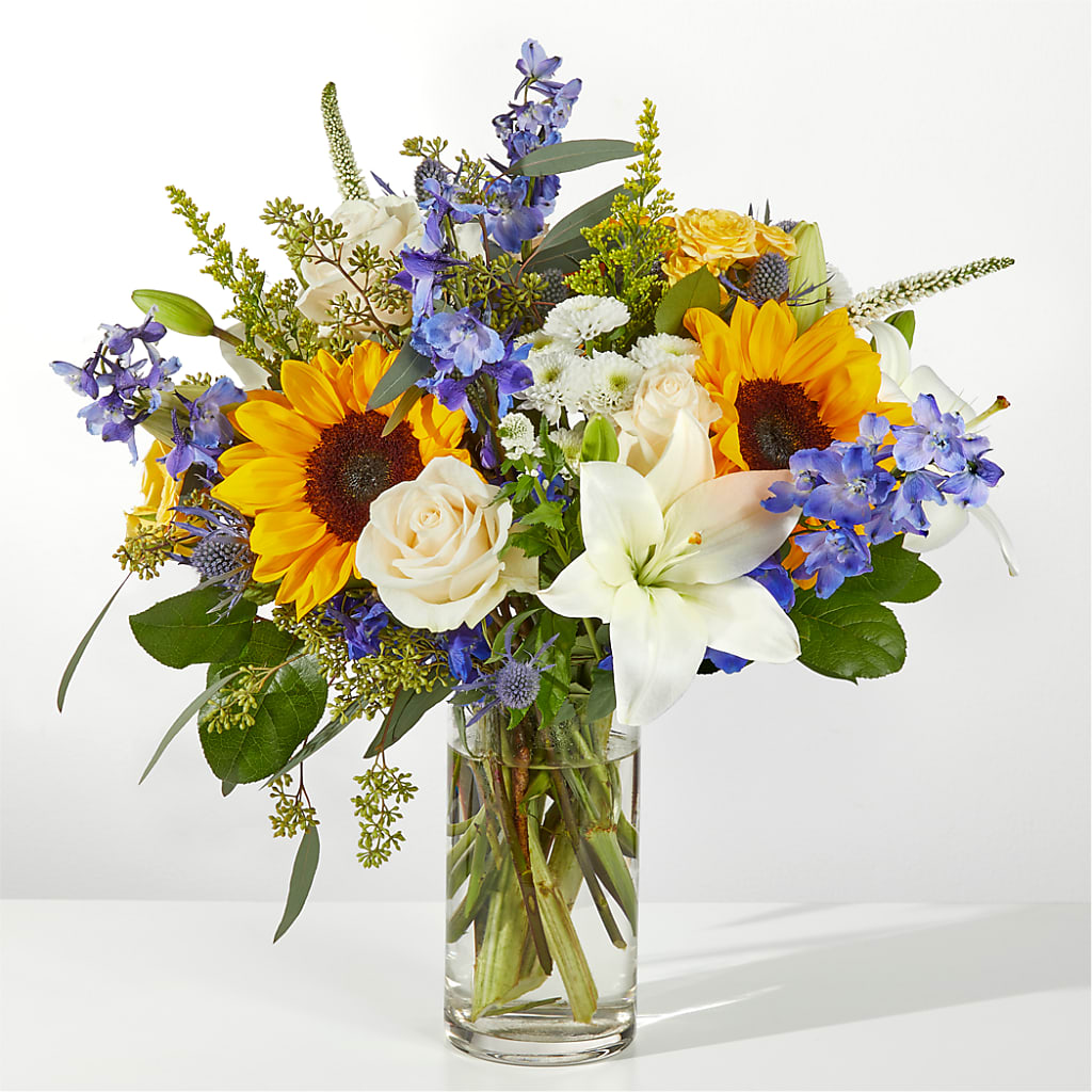Wonderfully Sunny Bouquet – Black Orchid Florist, Santa Ana CA