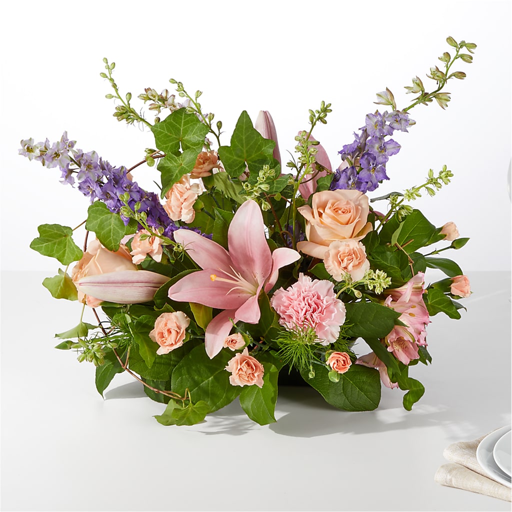 Blossom Time Centerpiece – Black Orchid Florist, Santa Ana CA