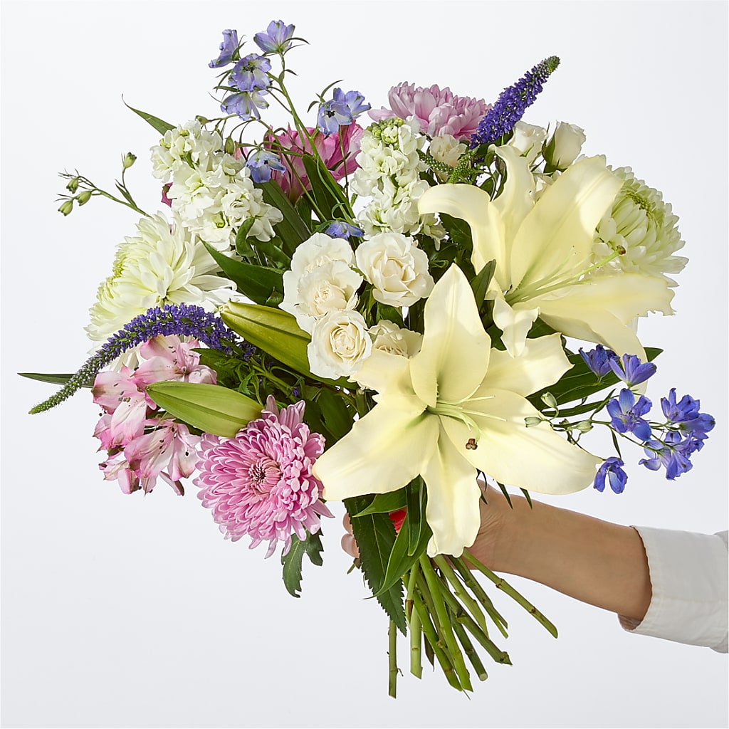 Winter Celebration Bouquet –  Black Orchid Florist, Santa Ana CA